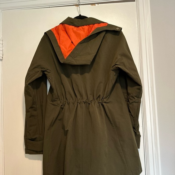 NWOT Vince Camuto Women’s Medium Jacket Dark Green. Full Zip. Removable Hood. - Picture 15 of 16